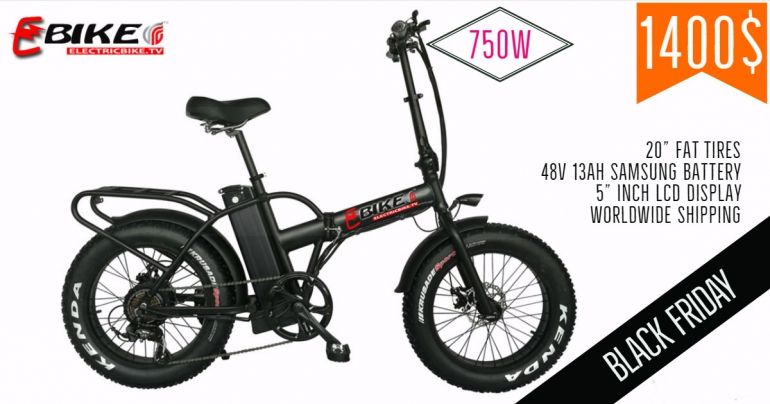Black friday 2018 with Electric Bike 2018